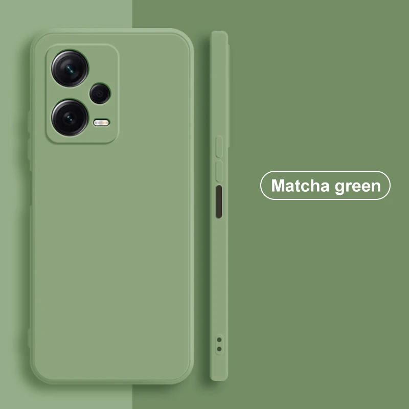 Square Liquid Silicone Phone Case - Enhanced Protection Back Cover