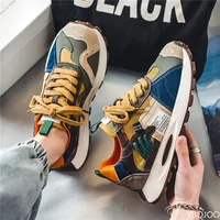 Spring new height increasing running shoes for travel teenagers anti slip wear-resistant simple comfortable sports shoes