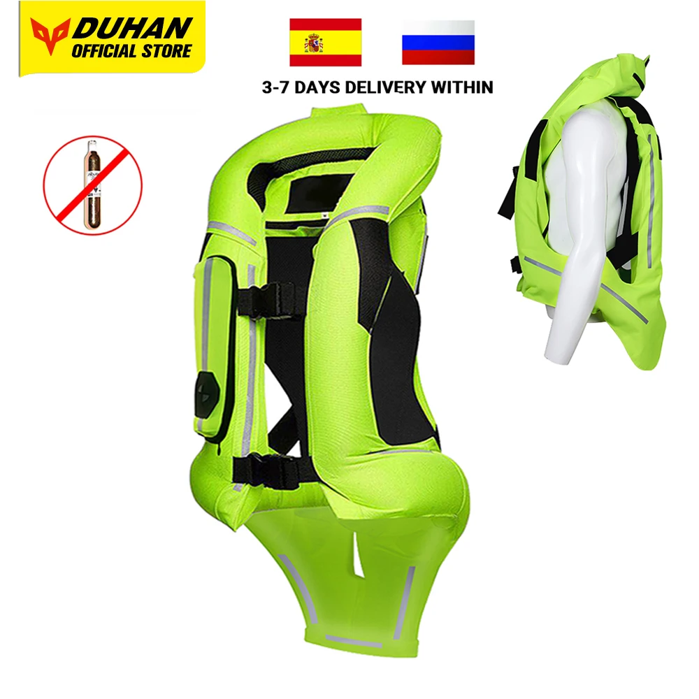 New Reflective Safety Vest Moto Air-Bag Vest Giacca Riflettente Airbag Moto Racing Professional Advanced Air Bag Protective