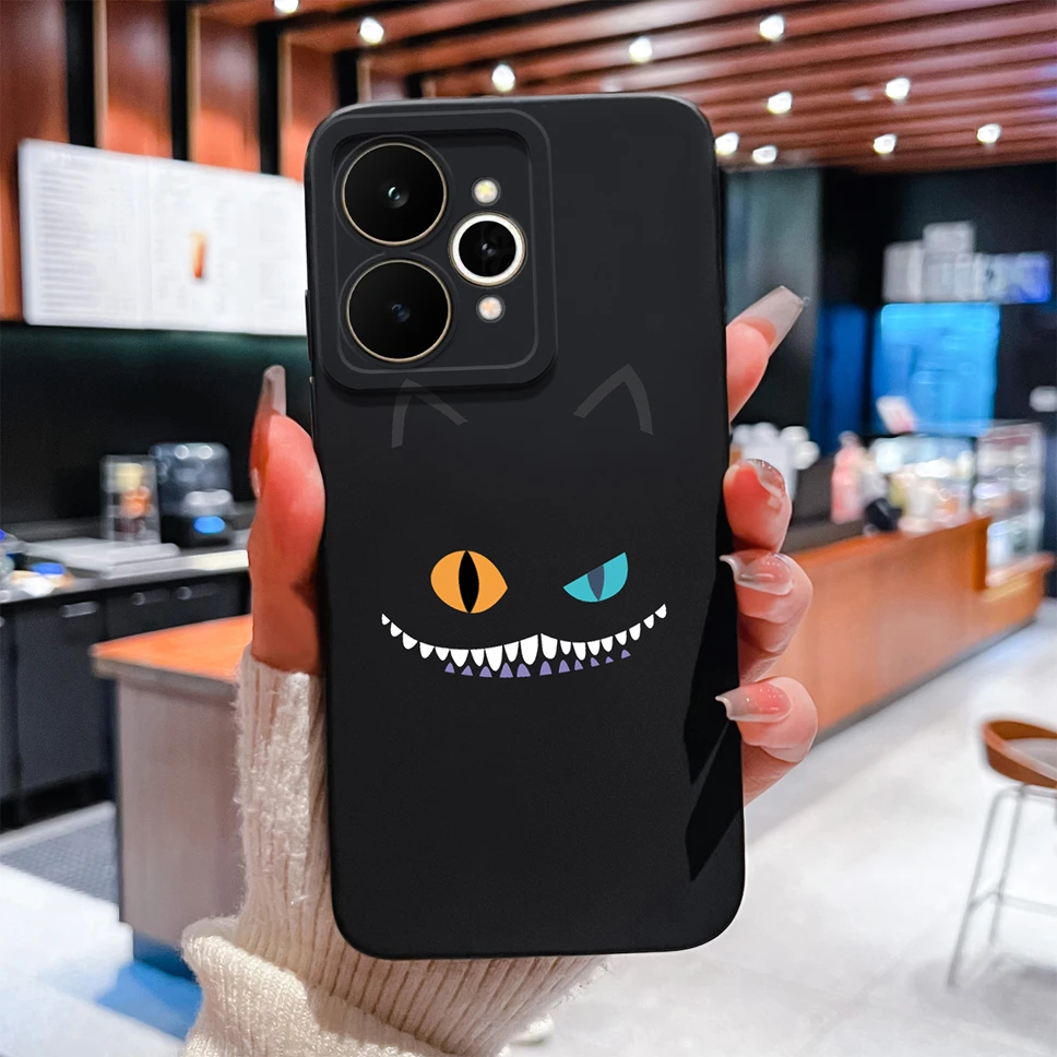 Creative Cartoon Pattern Soft Back Phone Case with Camera Protection - Lightweight Shell