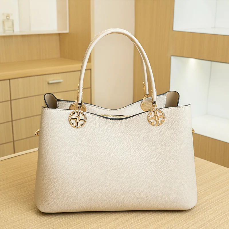 

Женская сумка, модный дизайн 2024, новая простая и универсальная модная вместительная сумка через плечо с тканевым узором высокого качества