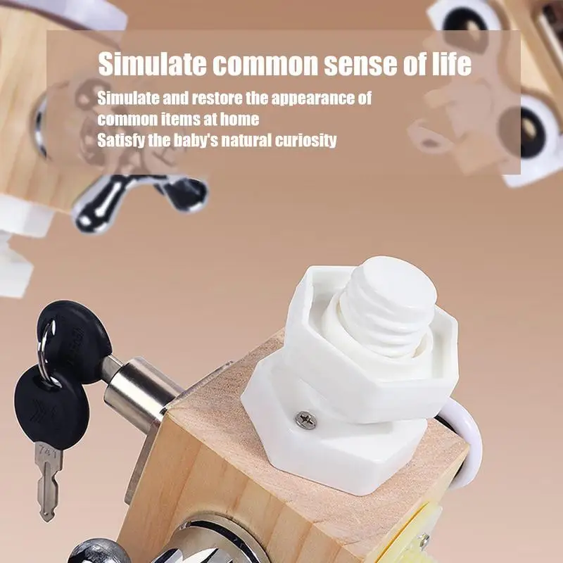 Рисунок 3 - Деревянный занятый кубик Монтессори