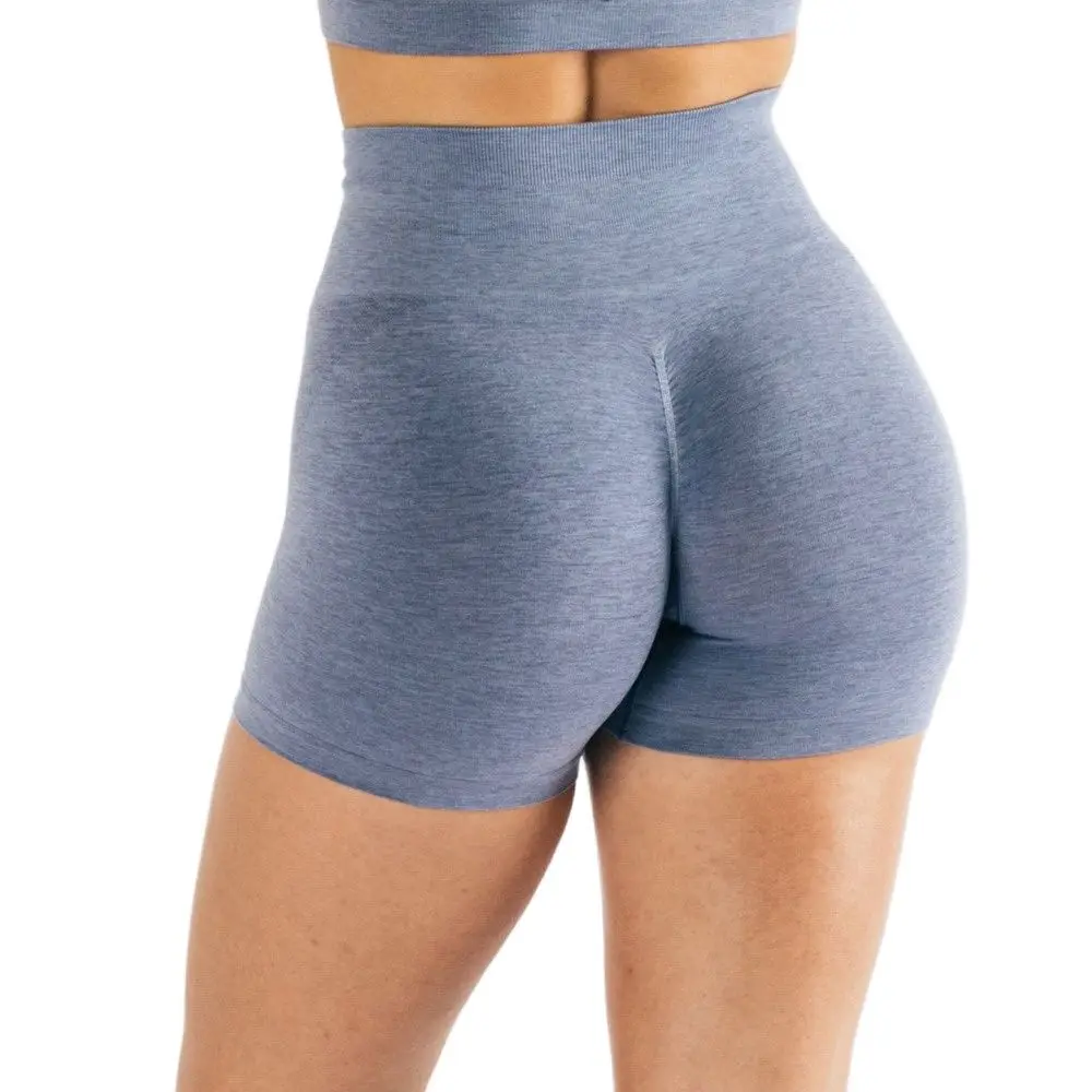 

NCLAGEN Short Sports Woman Gym Scrunch Seamless Leggings Fitness High Waist Tummy Control Elastic YOGA SHORTS Running Bottoms