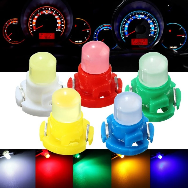 T4.2 T4.7 Wedge LED  Dashboard Light Bulbs For Car Instrument Cluster Guage Lights 12V Radio Indicator Panel Lamp Car Lights