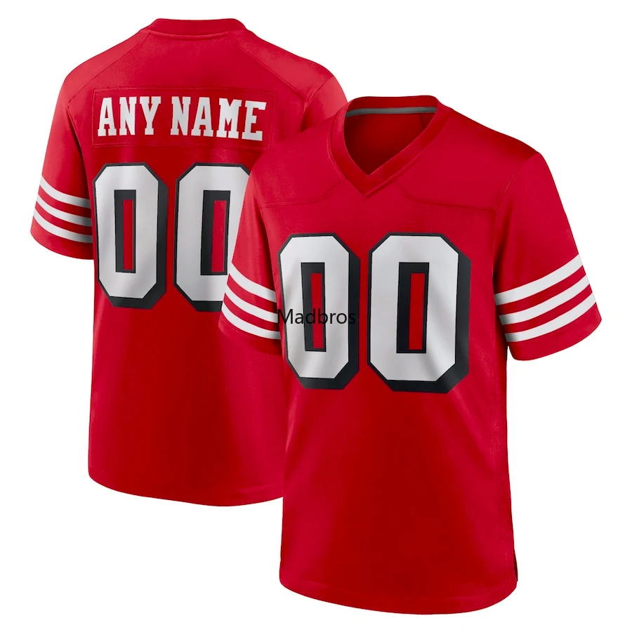 America Game Footbball Jersey San Francisco Style Shirt Personalized Any Name Your Number All Stitched US Size XS-6XL
