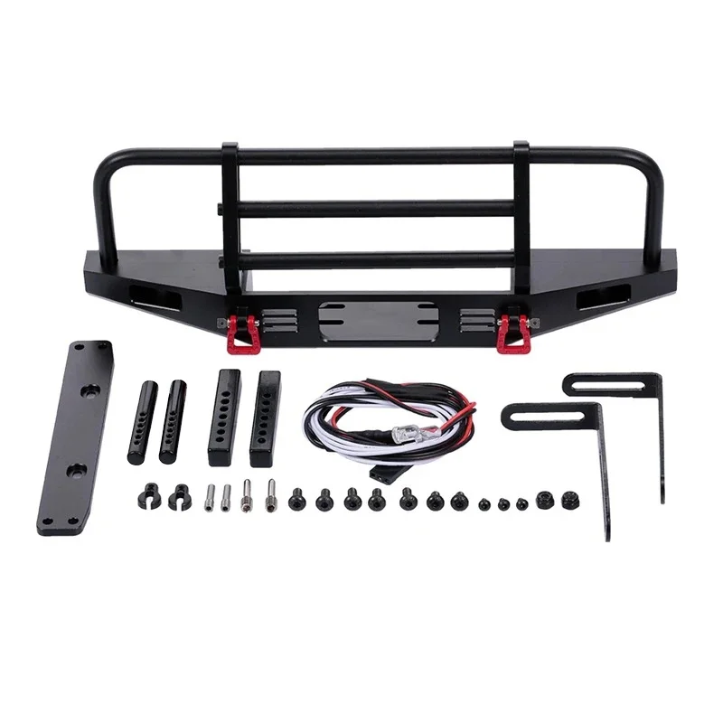 

Новый Регулируемый металлический передний бампер для 1/10 RC Crawler Traxxas TRX4 Defender Axial SCX10 SCX10 II 90046 90047