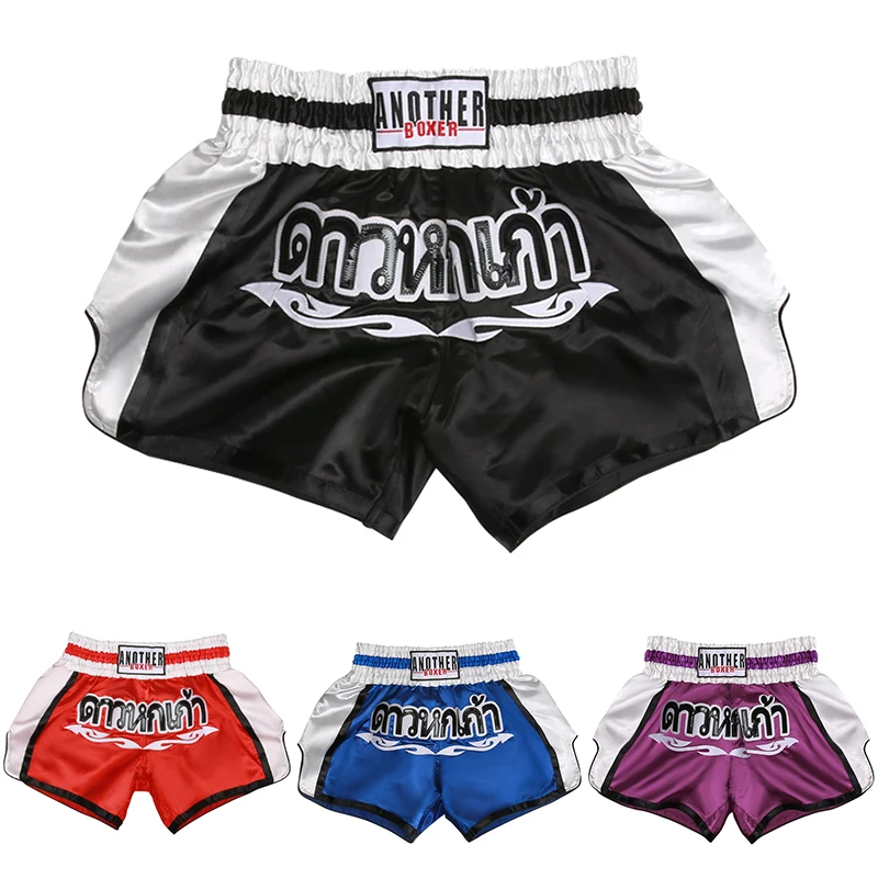 

Muay Thai Shorts Boxing Shorts Womens Men Kids Lightweight Cage Fighting Kickboxing Pants Training MMA Martial Arts Clothing