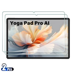 Premium Tempered Glass Screen Protector for 12.7 - inch Tablets - 2 Pack, Anti - Scratch HD Film (2PCS - Yoga Pad Pro AI)