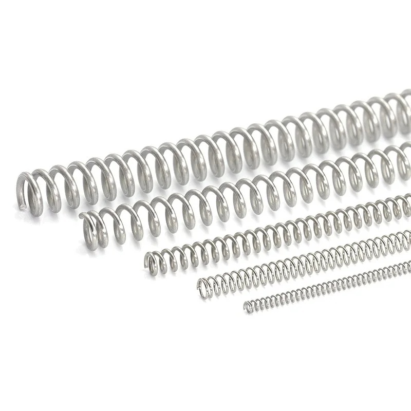 Uxcell Molle Di Compressione In Acciaio Inox 304, 5 Pezzi, 7mm X 0.5mm X 35mm