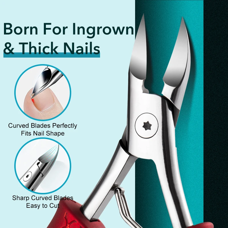 1Pcs Professional Toenail Clippers For Thick Ingrown Nails Wide