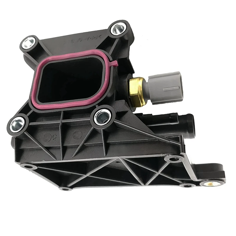 New Thermostat Engine Coolant Water Outlet with Sensor for Mazda 3 5 6 2006-2013 2.0L-L4 Ford LF941517Z smart thermostat engine coolant thermostat