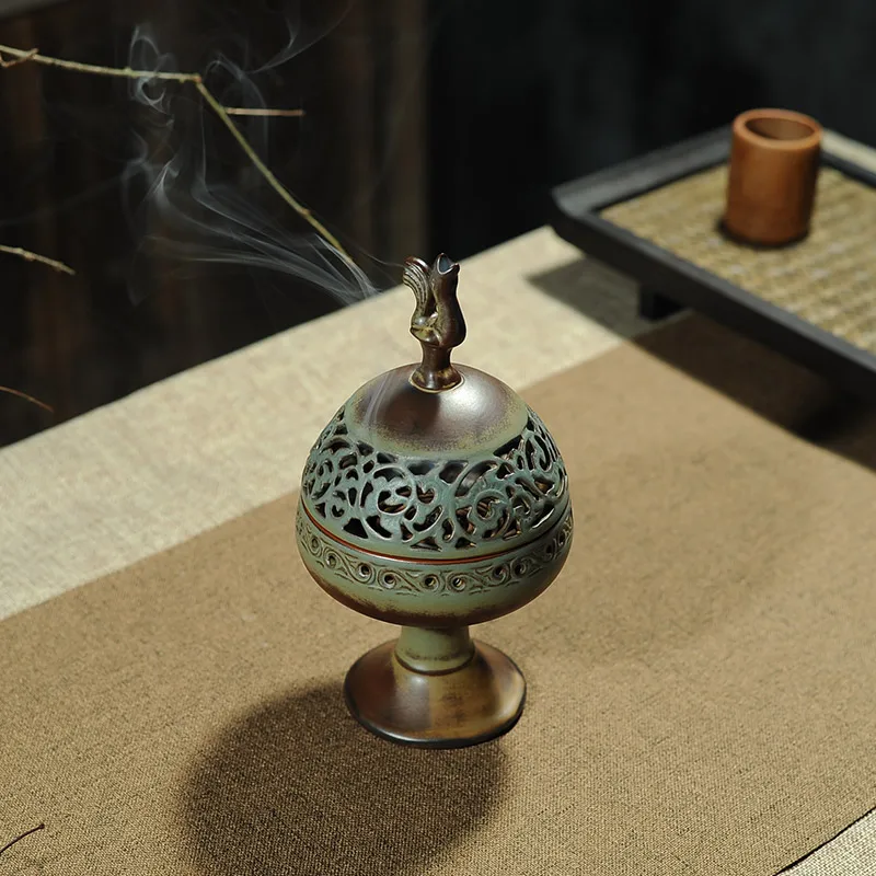 Ceramic Antique Incense Burner Home Indoor Sandalwood Soothing Spirit Boshan Home Decoration Birthday Gift