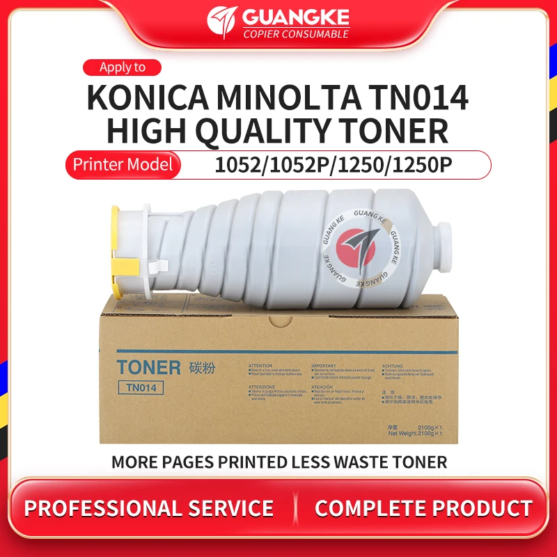 Cartuccia Toner Tn014 Tn-014 Per Konica Minolta Bizhub Pro 1250 1052 Fotocopiatrice Compatibile Polvere Nera 2100G