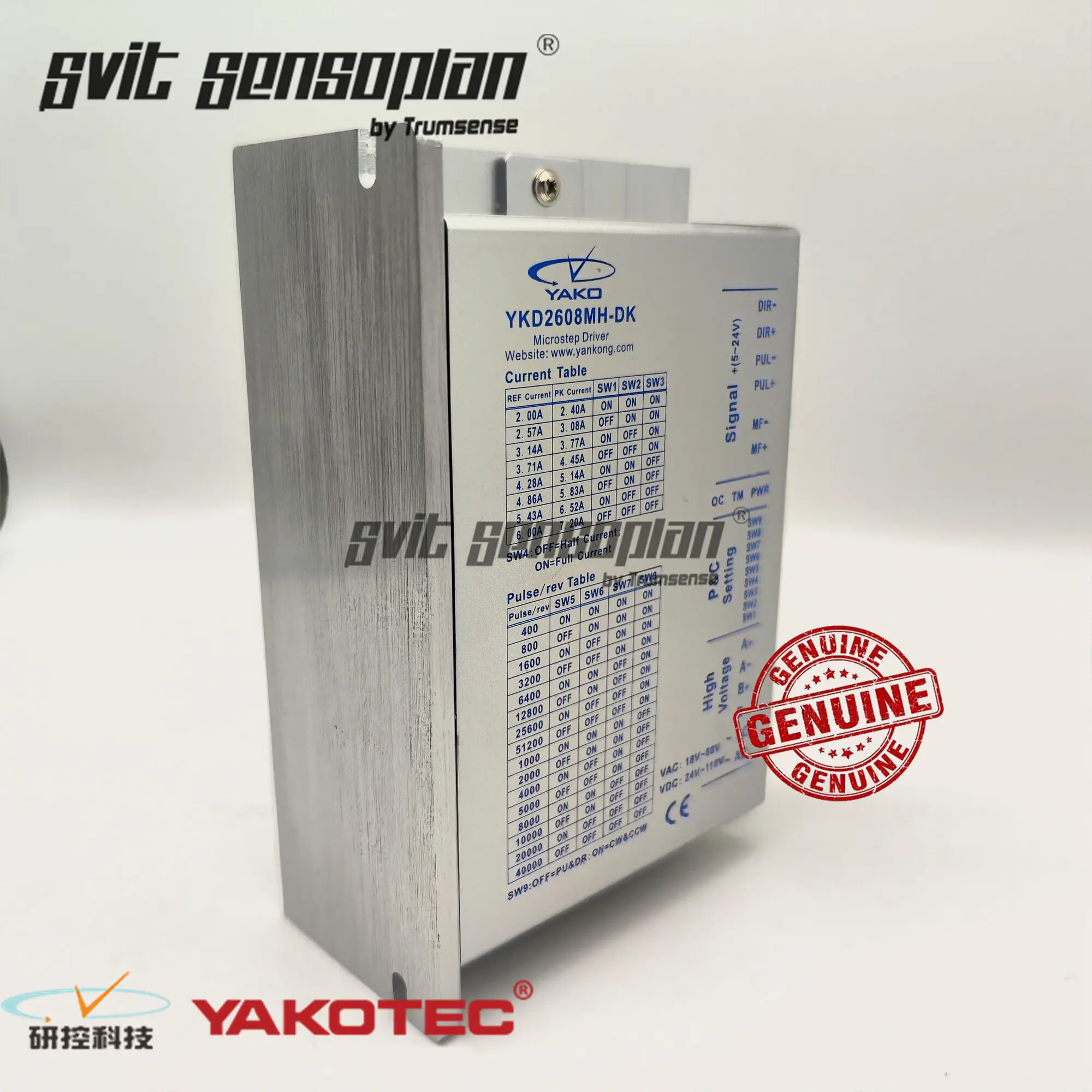 Yako YKD2608MH-DK Ac18~80v High-speed Stepper Driver Replaces The