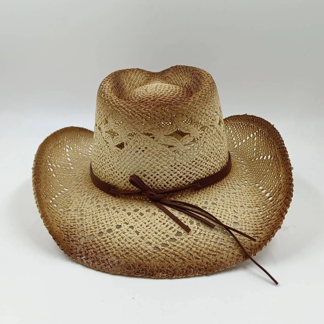 Chapeau De Cow-Boy De Paille Occidentale Pour Les Femmes Hommes Chapeau De  Plage Chapeau D T, image size:1280x1280
