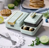 Multifunctional breakfast machine 4 in 1 light food machine household waffle machine toast press sandwich 1
