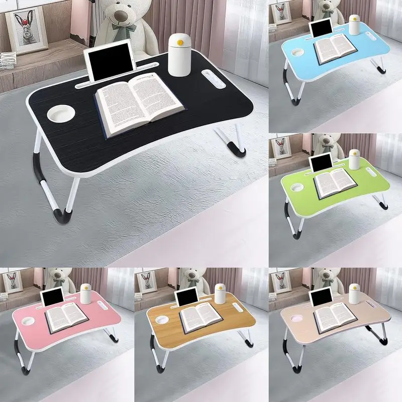 Bed Tray Table For Laptop Portable Non-Slip Bed Laptop Stand Desk Notebook Stand Reading Holder Laptop Holder For Bed Couch Sofa