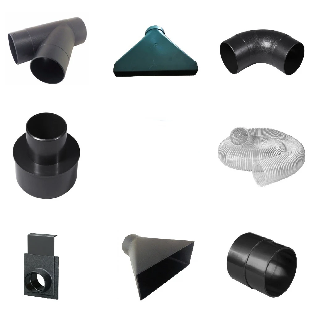 100mm 50mm 집진기 액세서리 목공 먼지 떨이 커넥터 밸브 게이트 덕트 호스 어댑터 흡입 포트 진공 청소기 부품