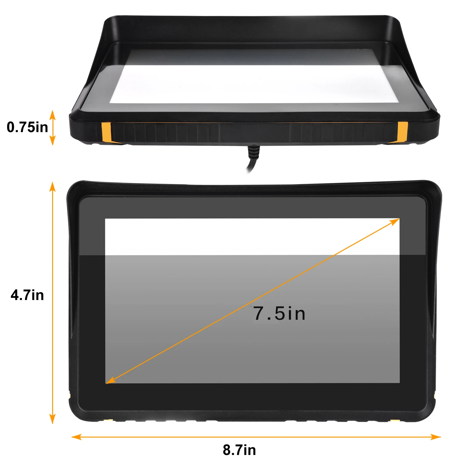 7 Inch Car Gps Navigation 256M+8GB Motorcycle GPS navigation with sunshade waterproof GPS navigator