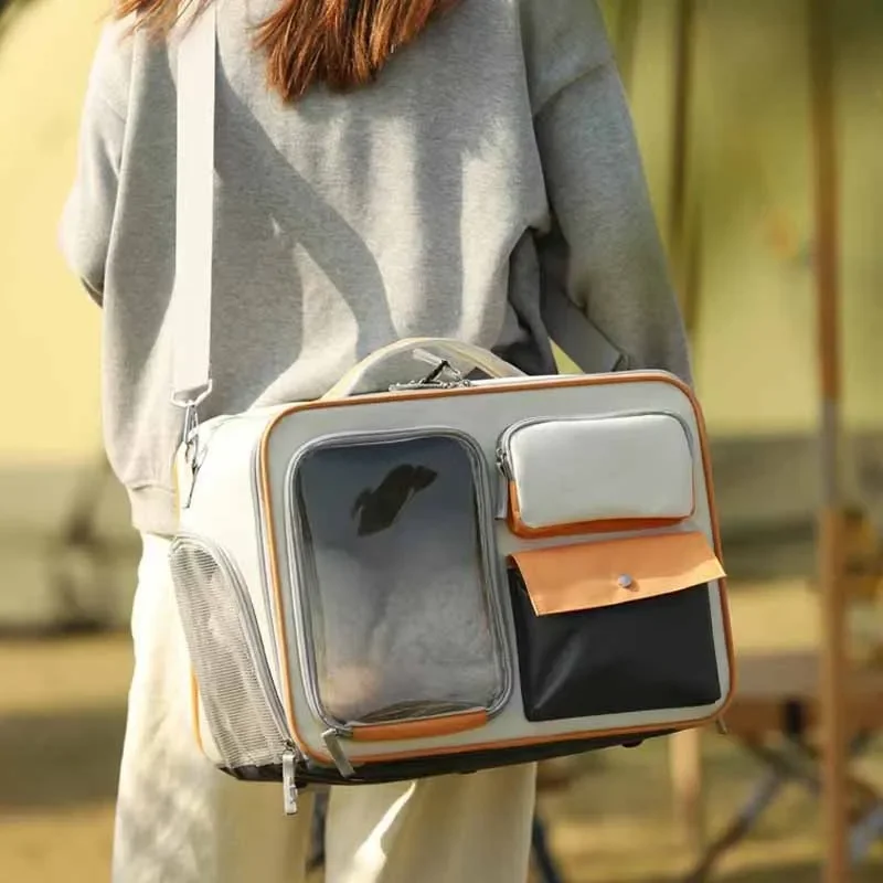 Beige Backpack