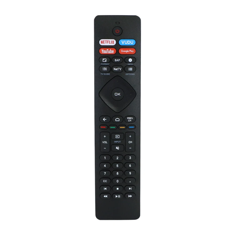 

NH800UP RF402A-V14 IR Remote Control for Philips Android 4K Ultra HD Smart LED TV 43PFL5766/F7 50PFL5704/F7 without Voice