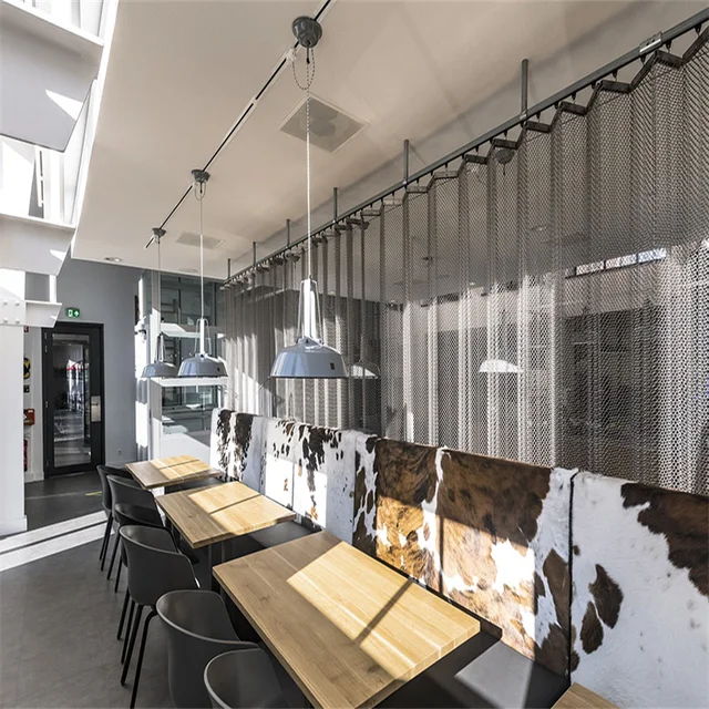 Színes Mennyezeti Függő Lánc Link Fémháló Ablak Függöny A Képernyőkhöz És Szoba Elválasztókhoz - Image 2