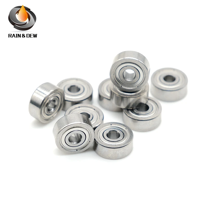 Ball Bearings 10Pcs High Speed Bearing 623ZZ Ball Bearing ABEC-9 3x10x4mm Miniature 623-2Z Ball Bearings 623 ZZ