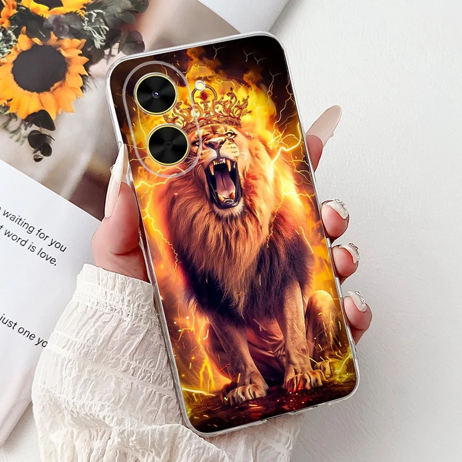 Luxury Painted Soft Silicone Phone Case - Artistic Design Cover