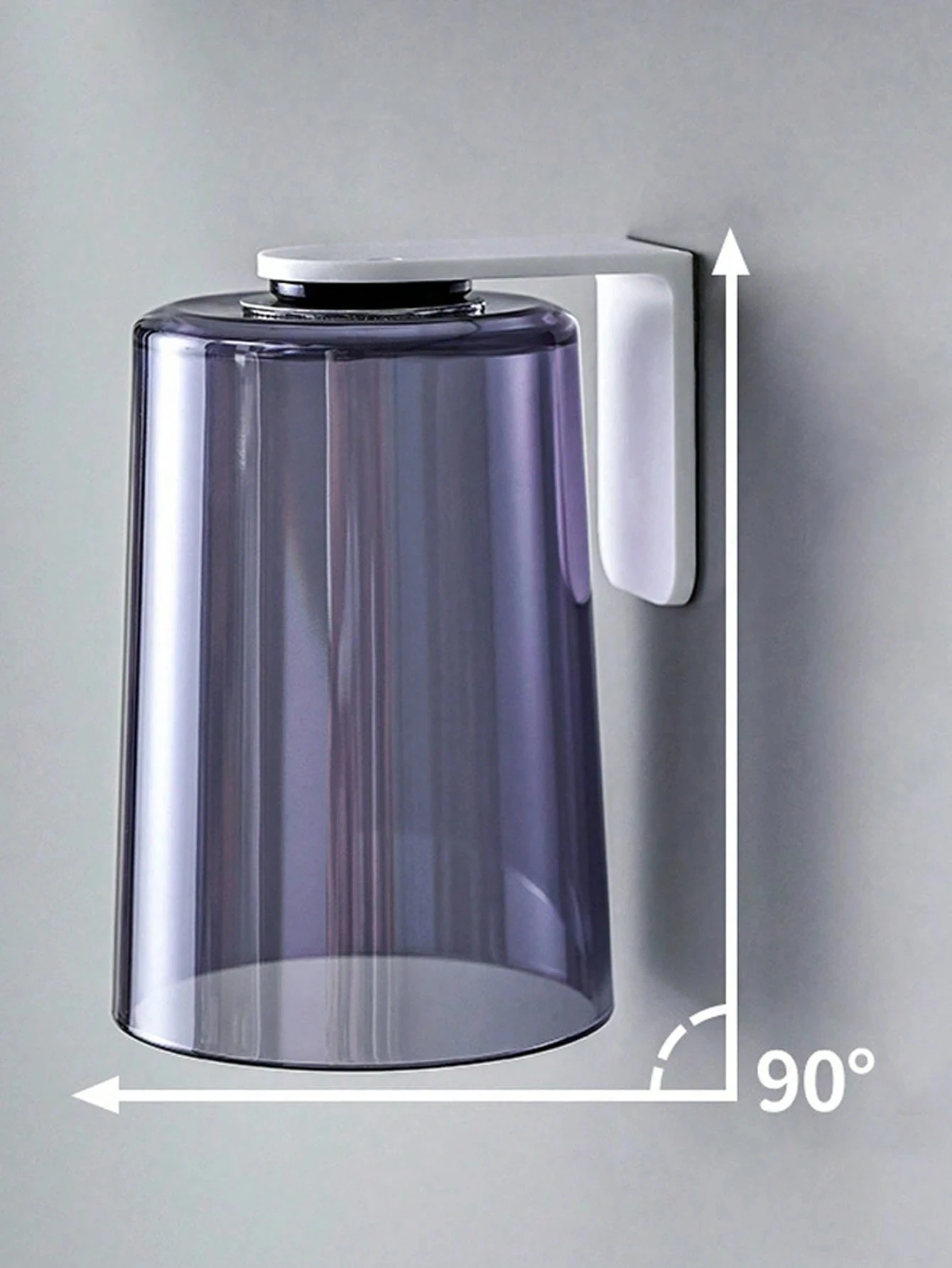 Soporte magnético para cepillos de dientes con vaso de pared_voghion.com
