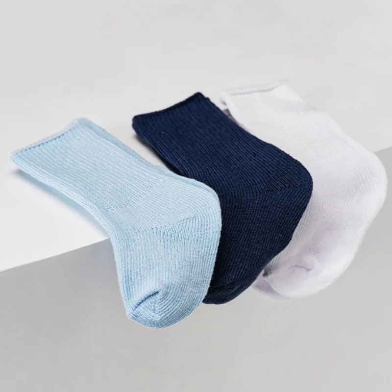 6Pair/lot 100% Pure Cashmere Indoor Thick Solid Color Baby Winter Warm Knitted Soft Boys and Girls Mid Tube Socks 0-2Y