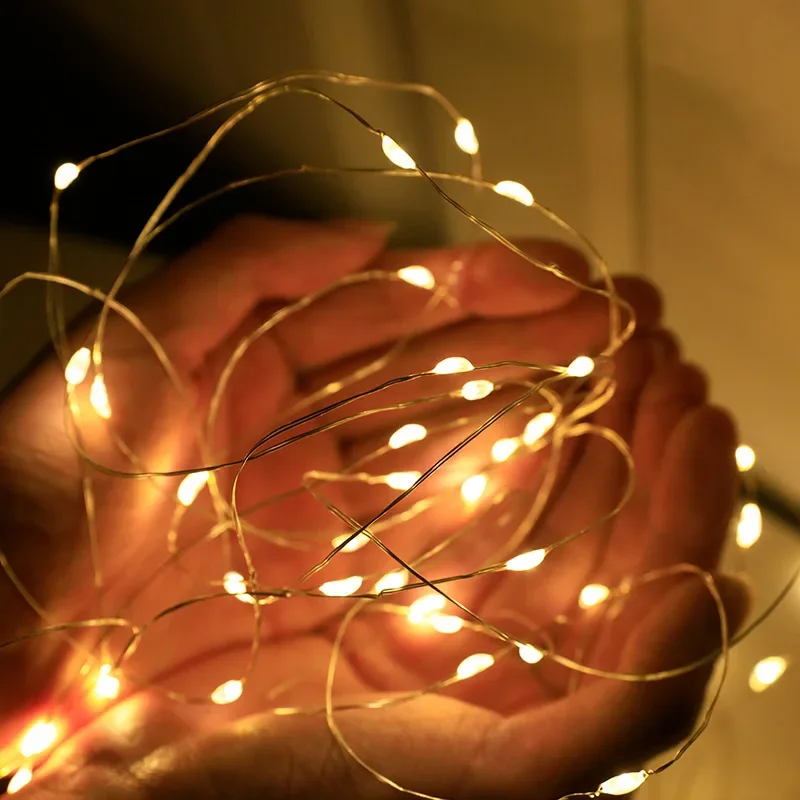 LED String Lights USB/Battery Powered Copper Wire Fairy Lights Garland for Party Wedding Christmas Decor 2M 5M 10M 30M led string lights decorative lights string lights led fairy lights