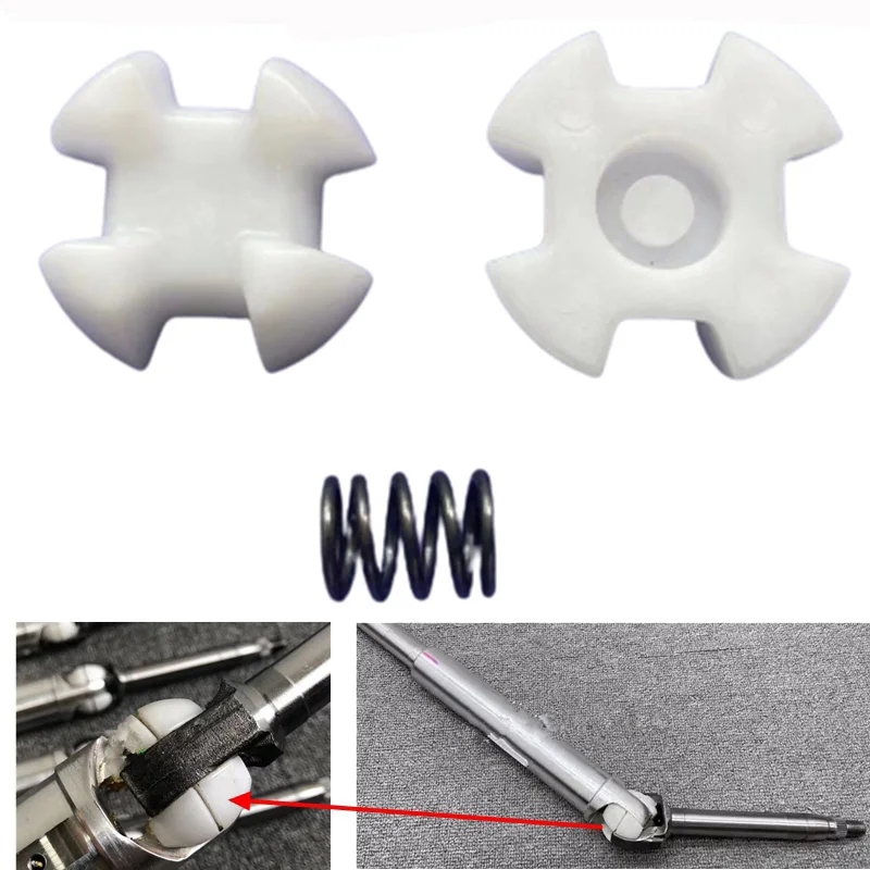 Car Steer Column Movement Ten Bytes White Bushing Cross Clip Repair Kit For Toyota Prado LC120 LC100 LC95 FJ Land Cruise 4Runner