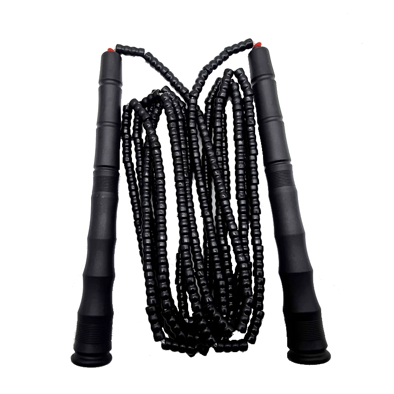 3 meter rope length between 21cm handles Beaded jump rope skipping rope fitness freestyle skip jumpping crossfit long handle 6