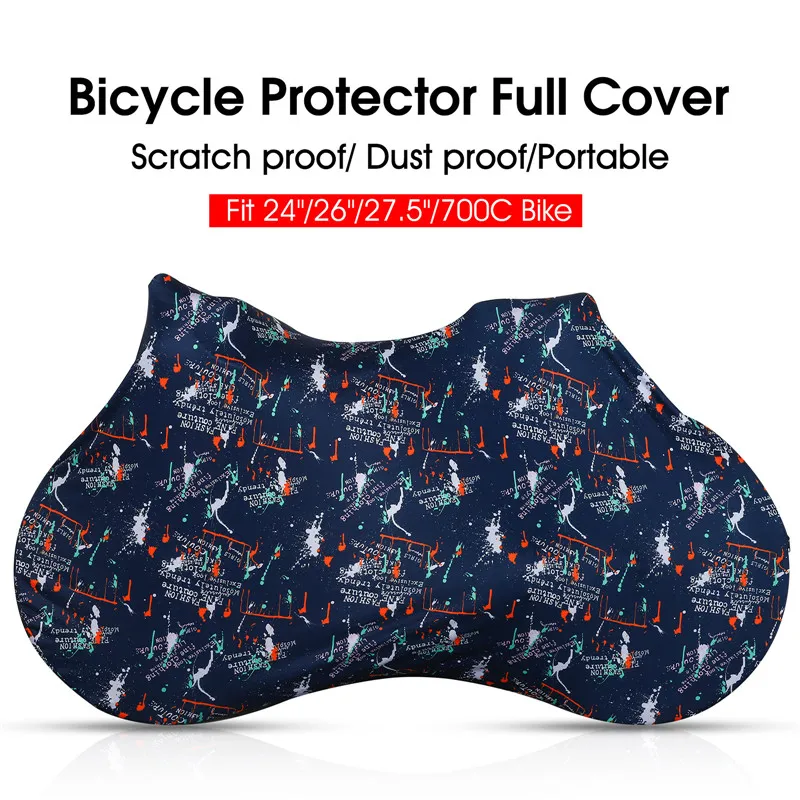 WEST BIKING Bicycle Protector Cover MTB Road Bicycle Full Protective Cover For 24-27.5Inch/700C Bike Scratch-proof Storage Bag