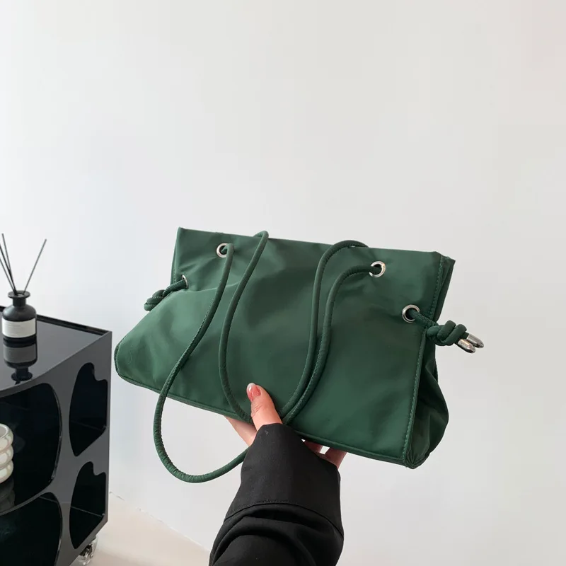 Women Bags 2023 Casual Shoulder Bag Special Design Solid Color Commuter Slanted Tote Bag Fashion Elegant Large Capacity Tote Bag