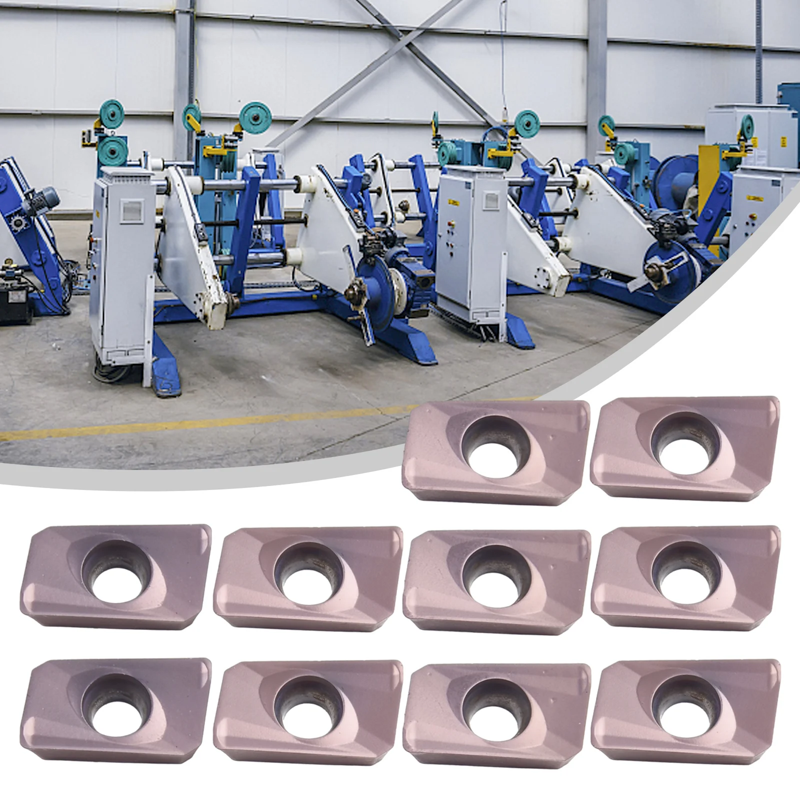 

Metalworking Carbide Inserts Indexable Inserts For Steel Milling Cutter Milling Inserts Anti Shock CNC Carbide