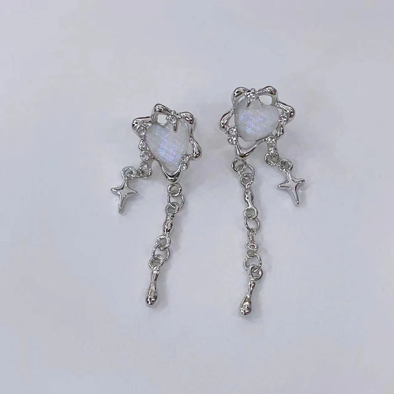 ファッション雑貨・小物その他 +DEINET+ HEART DROP EARRINGS IN SILVER KDBYM4S4211S100F s-l1200.jpg