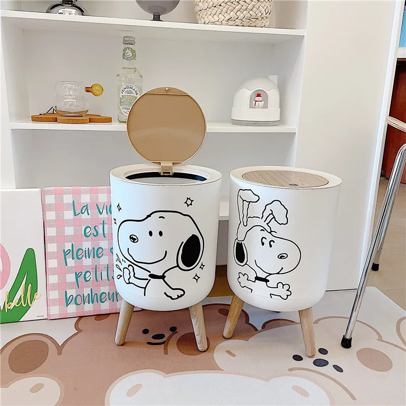 

2/7L Rubbish Bin with Lid Desktop Dustbin with Press Button Trash Can for Bedroom Living Room Household Garbage Bucket Waste Bin