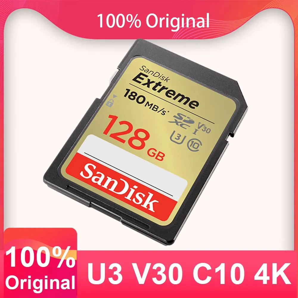 SanDisk Ultra Extreme Pro Memory Card SD Card 32GB 64GB 128GB 256GB 512GB  1TB SDHC/SDXC Class10 U1 U3 4K Flash Card for Camera - AliExpress