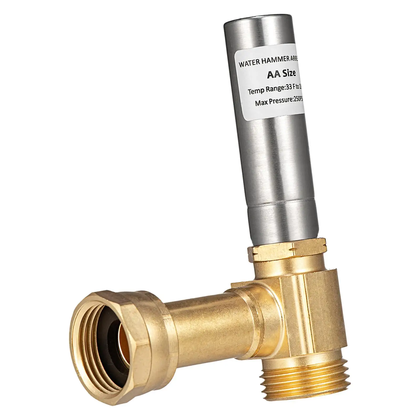

Water Hammer Arrestor 3/4 inch Thread Pressure Reducer Brass Plumbing Fittings for Washing Machine, Laundry Pipe