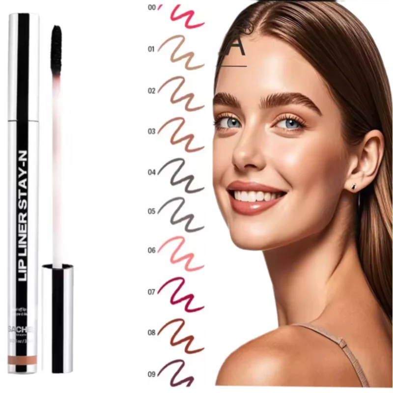 Lip Gloss Lip Tint Lip Stain Lip Makeup Waterproof Peel Off Tattoo Matte Tint Brown Contour Tear-off
