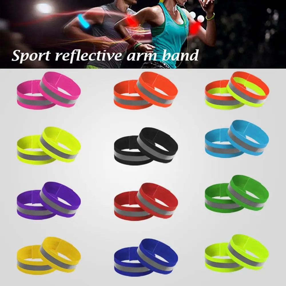 Sicherheit Warnung Armband Reflektierende Band band für Sport Nignt  Laufsport Angeln Radfahren Reflektierende Armband Strap Reflektor Band -  AliExpress