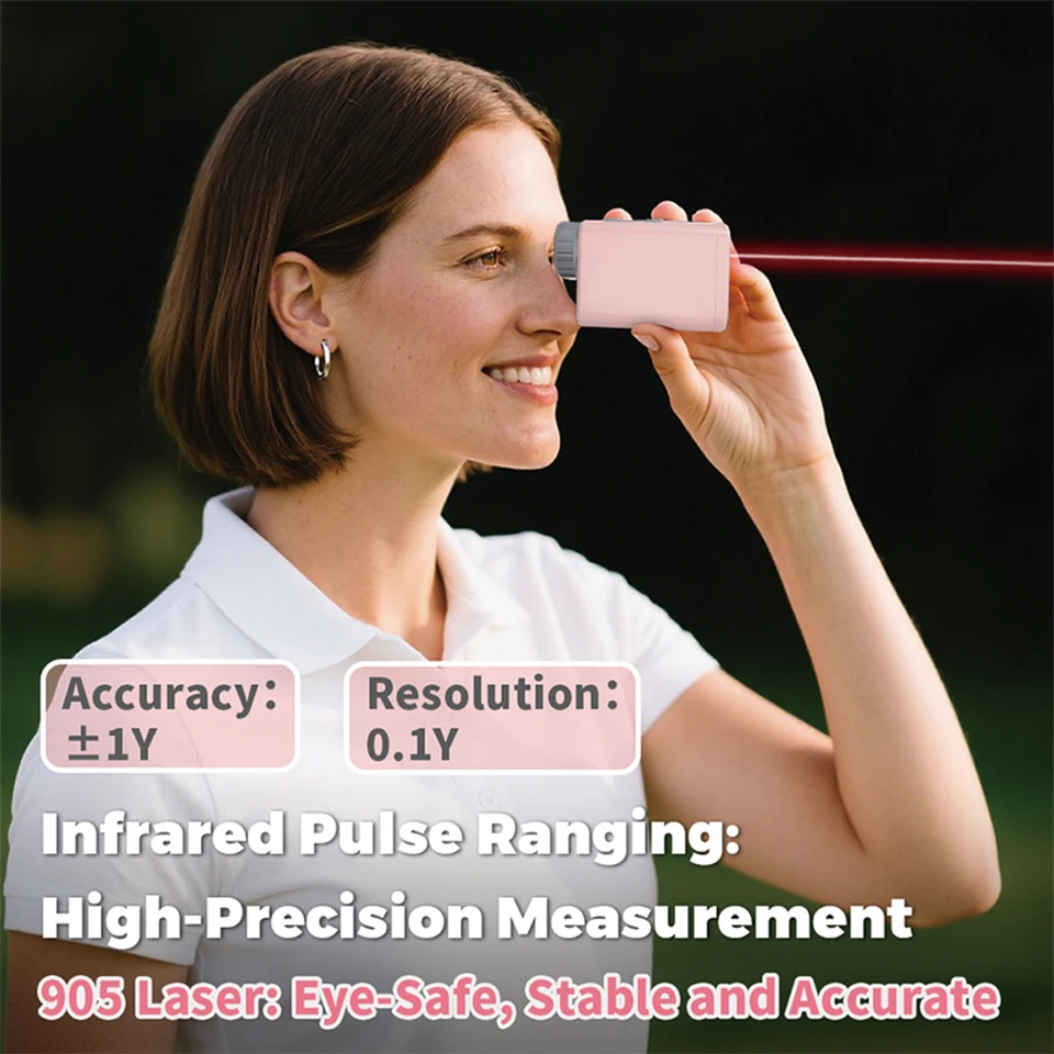 High Precision Golf Rangefinder with Slope Compensation