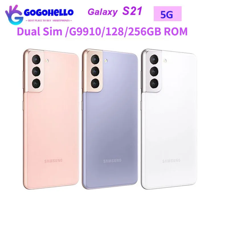

Оригинальный Samsung Galaxy S21 Dual Sim G9910 128/256 ГБ ОЗУ 8 Гб Snapdragon разблокированный б/у телефон Android 95% как новый