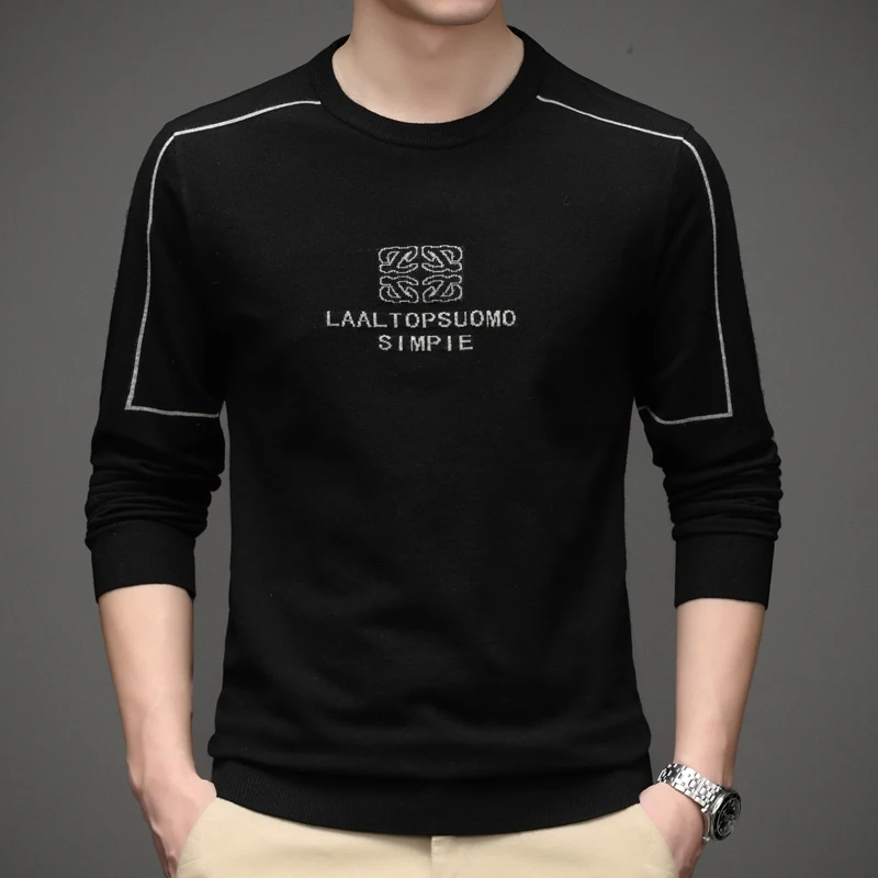 

Men's New Comfortable and Warm Knitwear Fashion Versatile Pullover Sweater Bottom