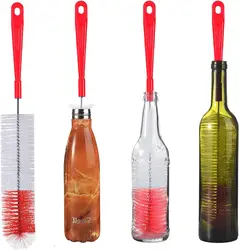 Versatile Bottle Brush Cleaner for Wine, Beer, Thermos, and Narrow - Neck Bottles (Random color)