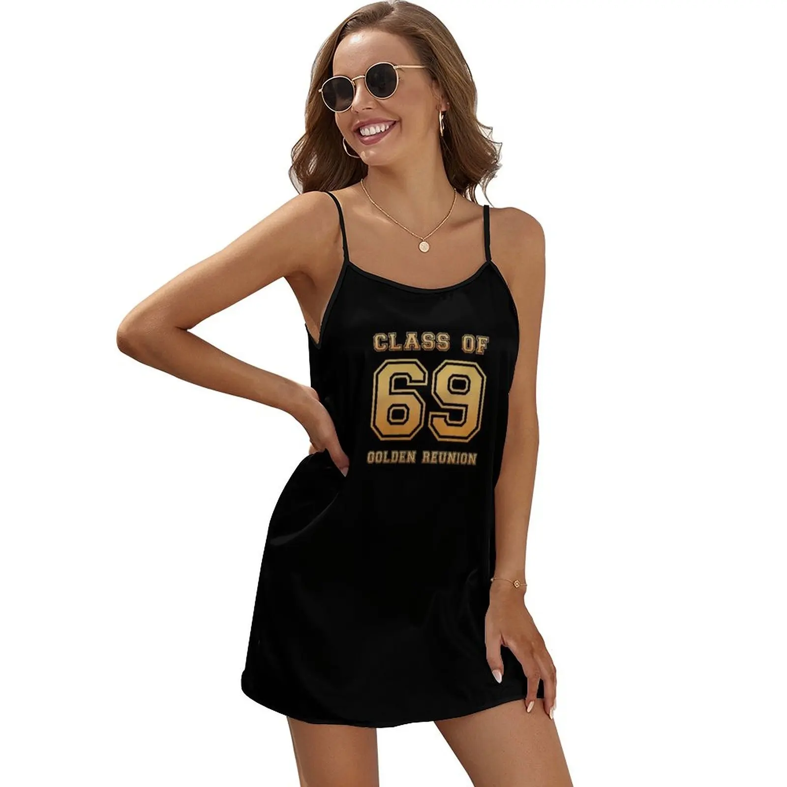

Class of 69 1969 class reunion 50th golden reunion Sleeveless Dress long dresses for women Women's evening dress womans clothing