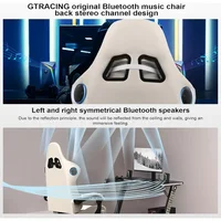Computer Chair with Footrest and Bluetooth Speakers, High Back Ergonomic Gaming Chair, Reclining Gaming Chair 3