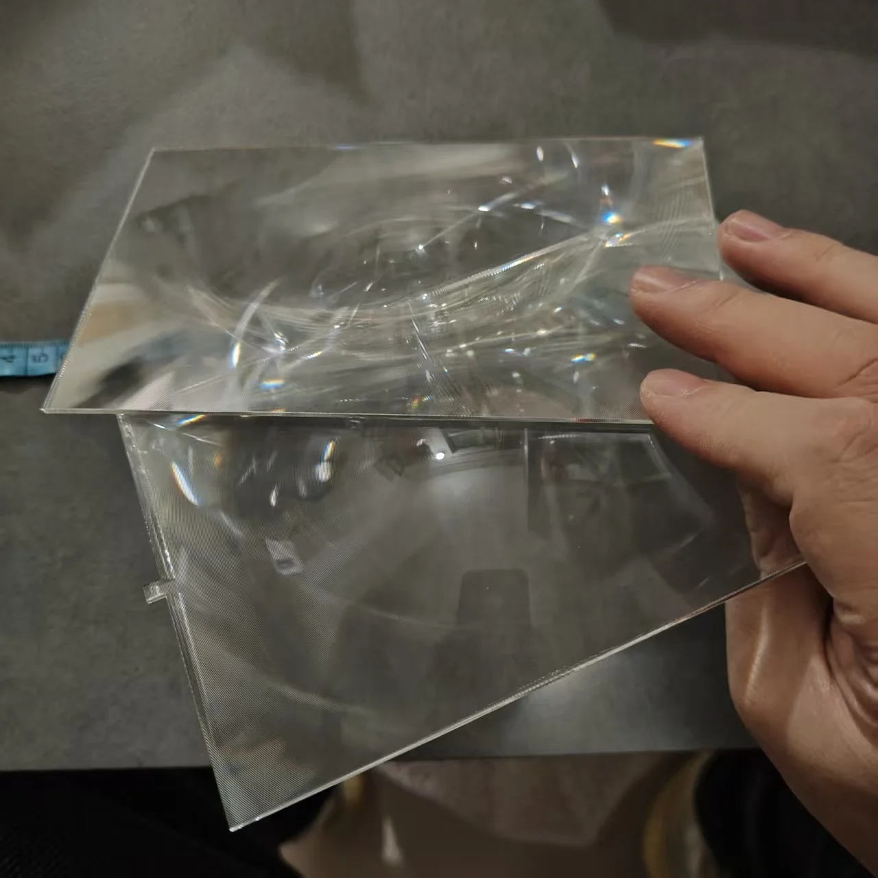 1 Set lenti per proiettori HD lente ottica PMMA Fresnel con filettatura fine per proiettori fai da te condensatore sorgente luminosa a LED messa a fuoco - immagine 3