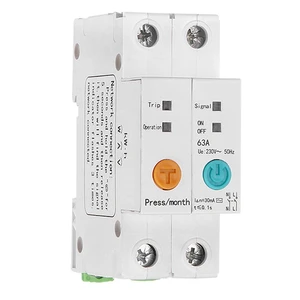 Single Phase Din Rail Leakage Protection Remote Read Kwh Meter Wattmeter Smart Energy Meter Voice Control
